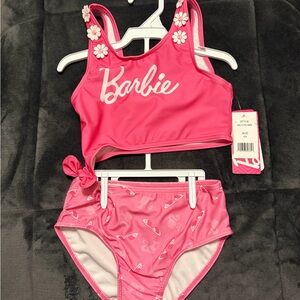 New Barbie Pink Monokini girls 6X